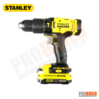 ชุดสว่านกระแทกไร้สาย STANLEY 20V+BATT+ดอกสว่าน