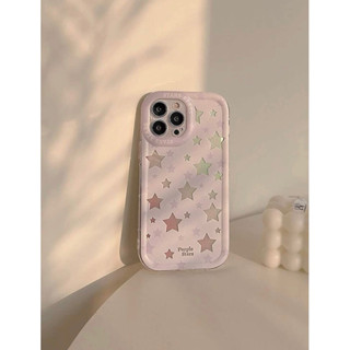 เคสไอโฟนชมพูนมดาวใส i11-14promax (Case iphone) เคสมือถือ เคสสไตล์Y2K เคสดาว เคสน่ารัก เคสชมพู เคสมินิมอล เคสเกาหลี