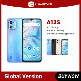 UMIDIGI A13S Android Smartphone 6.7&amp;quot; HD+ Display Global Version 4GB 64GB Cellular 5150mAh 16MP Rear Camera Cellphon