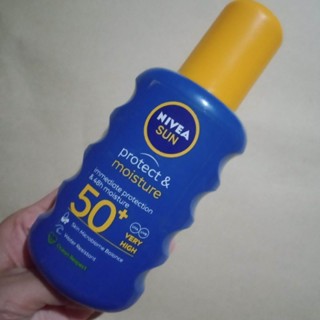 200ml NIVEA SUN Protect &amp; Moisture Refresh Sunscreen lotion SPF 50 15 สเปรย์กันแดด ครีมกันแดด โลชั่น นีเวีย มอยซ์เจอร์