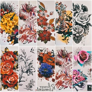 ใหม่ล่าสุด TATTOO รวมลายดอกไม้ สวยหวาน ถูกใจแน่นอนครับ ติดทนกว่า 2 อาทิตย์