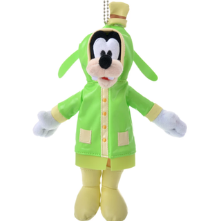 [Direct from Japan] Disney Plush Key Chain Goofy Rain Style Japan NEW