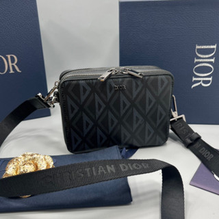 🔥ผ่อนได้🔥Dior Pouch With Shoulder Strap Size 17 cm งาน Original อุปกรณ์ : Full Box Set