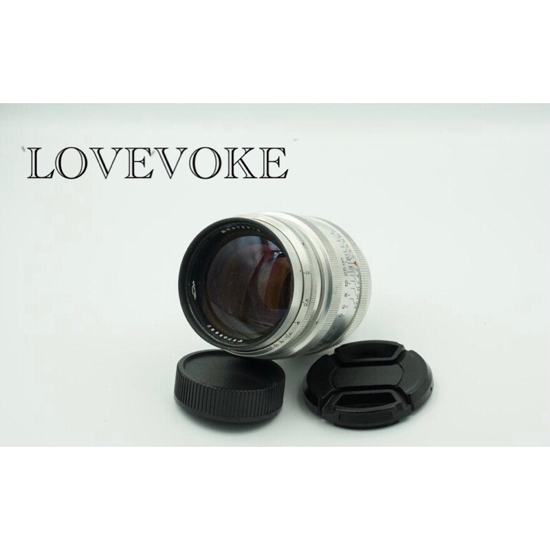 เลนส์ Jupiter-8 ระยะ 85mm f2 สีเงิน