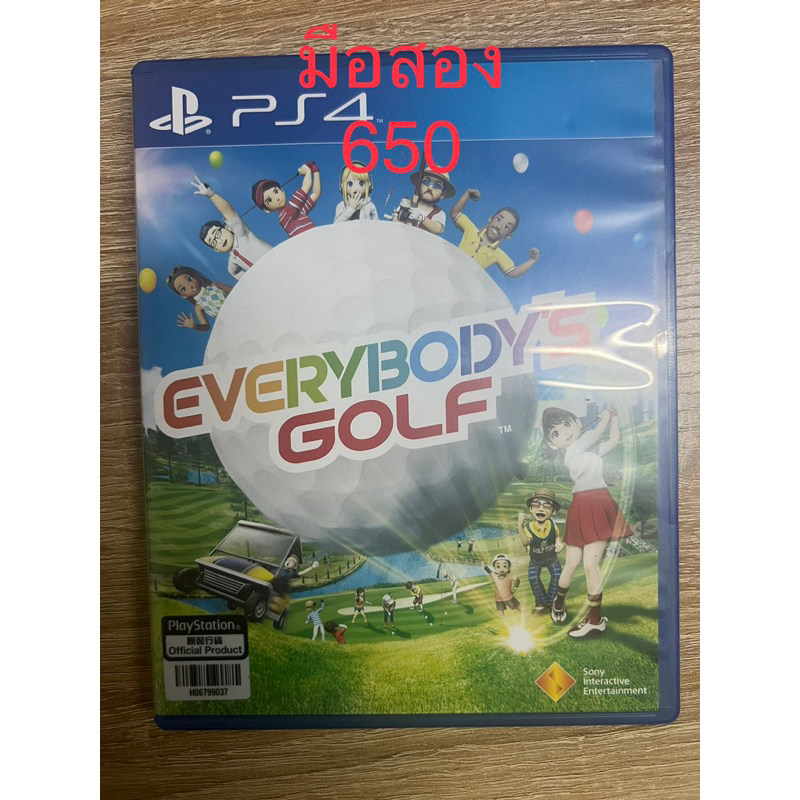 แผ่นเกม PS4 (มือสอง) Everybody’s golf