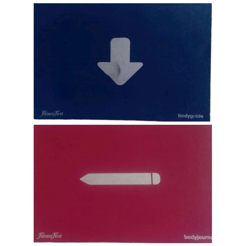 คู่มือการออกกำลังกาย Body first Fitness first (2 เล่ม) Body Guide, Body Journal