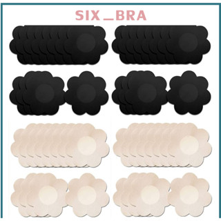 Six_Bra สติ๊กเกอร์ ปิดจุกแบบกระดาษ สติกเกอร์ปิดหัวนม  1ซองมี 5คู่ แผ่นปิดหัวนม แปะหัวนม ที่แปะหัวนม ที่ปิดหัวนม AAB208