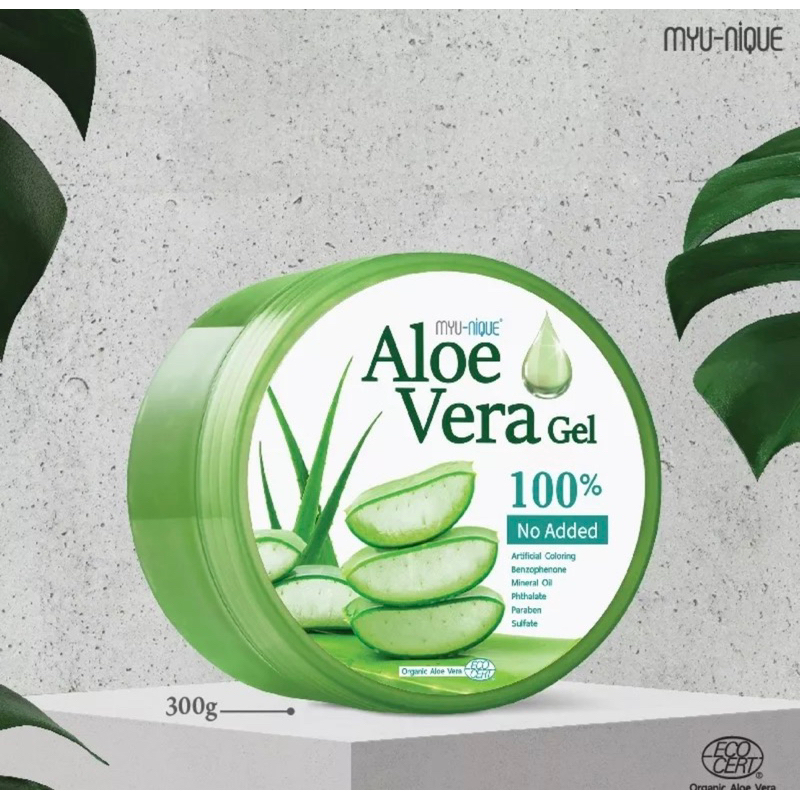 ส่งฟรี/มีไลฟ์   MYU-NIQUE - ALOE VERA SOOTHING GEL 300g. มิว-นิค อะโล เวร่า เจล 300กรัม   🔥 ขายดีจ้า รูปที่ 3