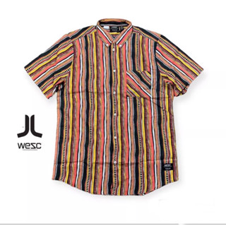 เสื้อเชิ้ต ลายทาง WESC ของใหม่ L