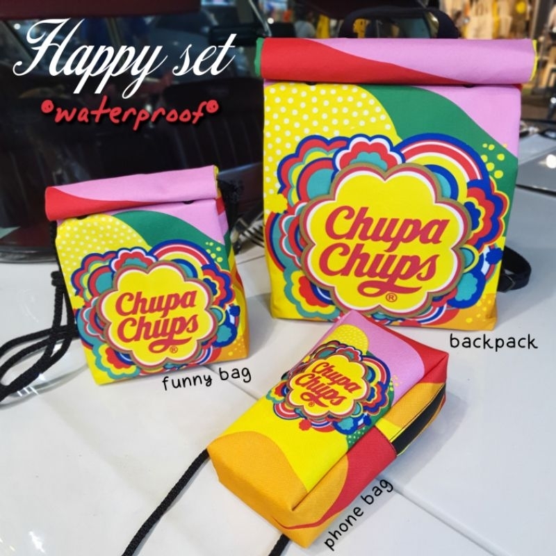 🎒เป้ Mcdonald kfc ทรงถุงพับ(กันน้ำ)ไซส์ใหญ่🎒10ใบขึ้นไปมีราคาส่ง(Made in Thailand)