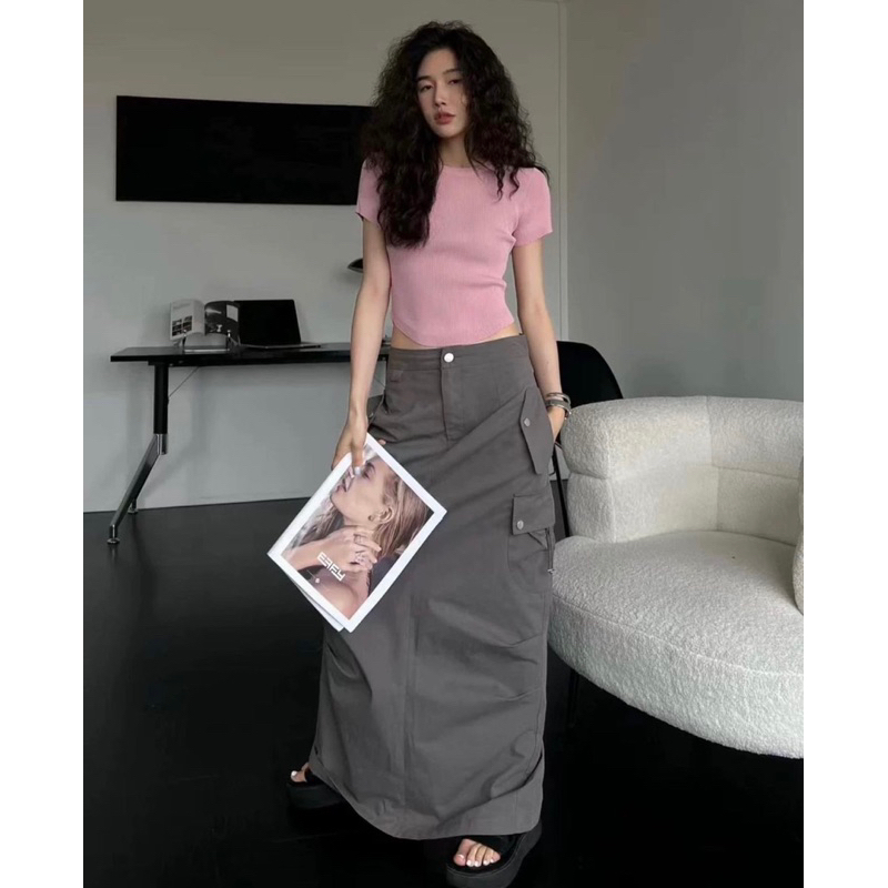 RARIS.CLOSET - Cargo Skirt