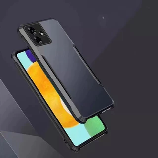 HHLเคสขอบสีหลังใส กันกล้อง ใช้สำหรับ iNfinix Hot30 / Hot30i เคสใสกันกระแทก