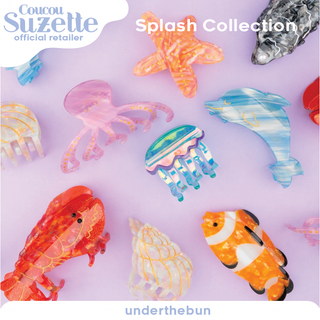 CoucouSuzette -  Splash 🐙New Collection🐬 คลิปหนีบผม [พร้อมส่ง] ของแท้🇫🇷
