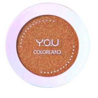 Y.O.U COLORLAND FOCUS ON ME EYESHADOW อายแชโดว์ตลับเดี่ยว สูตรทำให้เกลี่ยง่าย