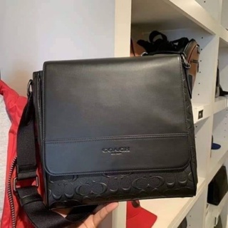 COACH HOUSTON MAP BAG IN SIGNATURE LEATHER