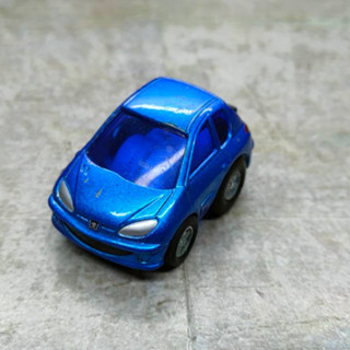 Choro Q  By Welly โมเดลรถ Pullback mini car PUEGEOT 206