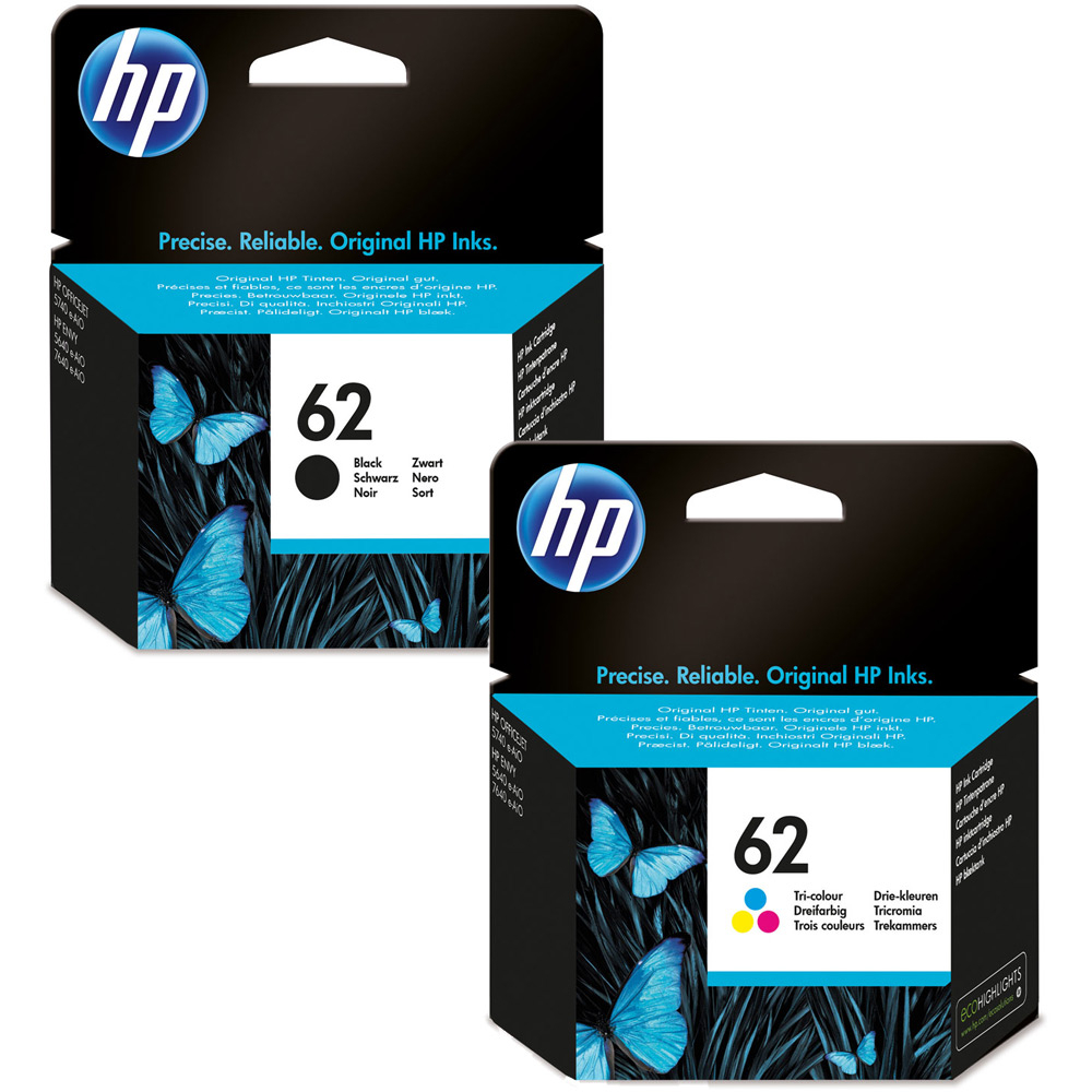 HP 62 Black /  62 Tri-color Original Ink Cartridge ราคา ถูกที่สุด ดีลบีเคเค แกลเลอรีภาพที่ 4
