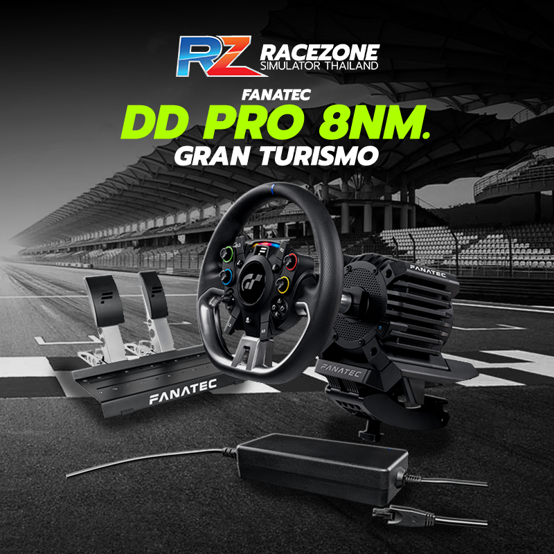 จอยเกมรถแข่ง Fanatec Gran Turismo DD Pro Premium Bundle 8Nm.