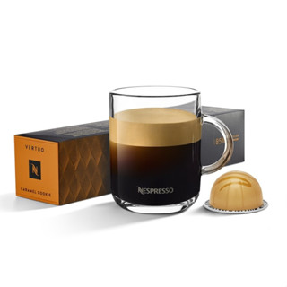 NESPRESSO Vertuo BARISTA CREATIONS Caramel Cookie Coffee Capsule เนสเพรสโซ เวอทูโอ้ คาราเมล กาแฟคั่วบด แคปซูล 10 Pods