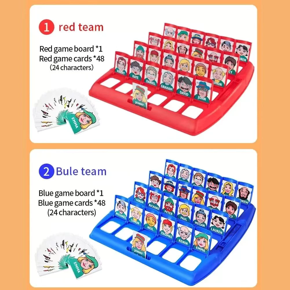 Guess Whoทายสิว่าฉันเป็นใคร เกมกระดาน การฝึกความจำ เกมแม่ลูก เกมทายตัวละคร （เดาสิว่าฉันเป็นใคร） thumbnail 6