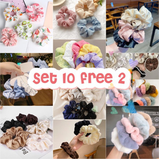 (set10free2)ยางมัดผมคละแบบงานสวยๆตรงปกทุกแบบพร้อมส่งในไทย