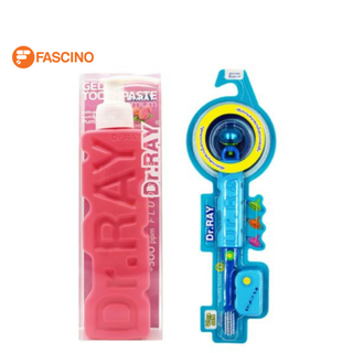 DR.RAY Peach Mint Toothpaste Gel 150 กรัม + แปรงสีฟัน รุ่น MAGICAL GYRO