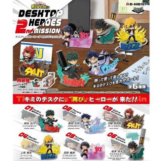 Re-ment มายฮีโร่ อคาเดเมีย My Hero Academia Desktop2 Heroes (Set of 6) อุปกรณ์บนโต๊ะทำงาน