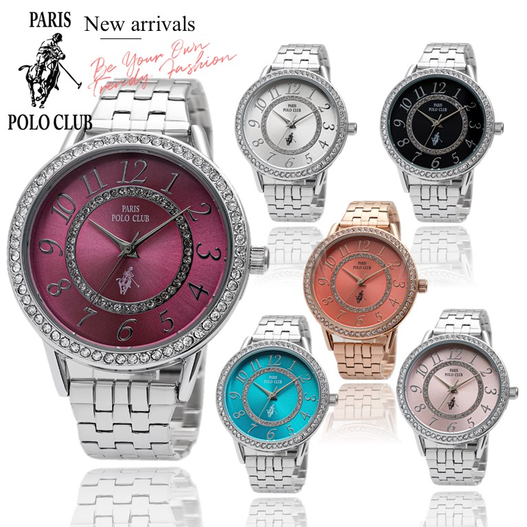 นาฬิกาข้อมือผู้หญิง Paris Polo Club รุ่น PPC-220528L