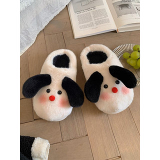 𝗽𝘂𝗽𝗽𝘆 𝘀𝗹𝗶𝗽𝗽𝗲𝗿𝘀 യ 🐶 สลิปเปอร์น้องหมาแก้มแดง