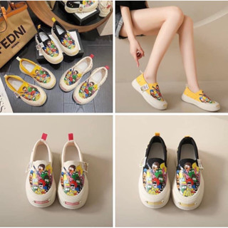 สลิปออน รองเท้าผ้าใบลายการ์ตูน Slip-on คอลเลคชั่นใหม่ล่าสุด กำลังเป็นกระแส