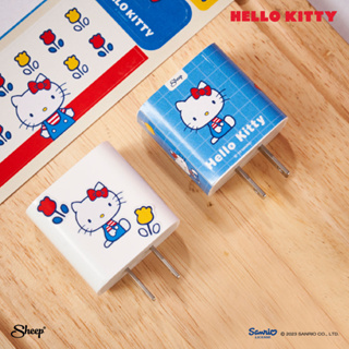 [Hello Kitty Limited Collection] สติ๊กเกอร์ [wrap charger] sticker ลอกออกได้ไม่ทิ้งคราบ สำหรับติดอแดปเตอร์ สิทธิ์แท้