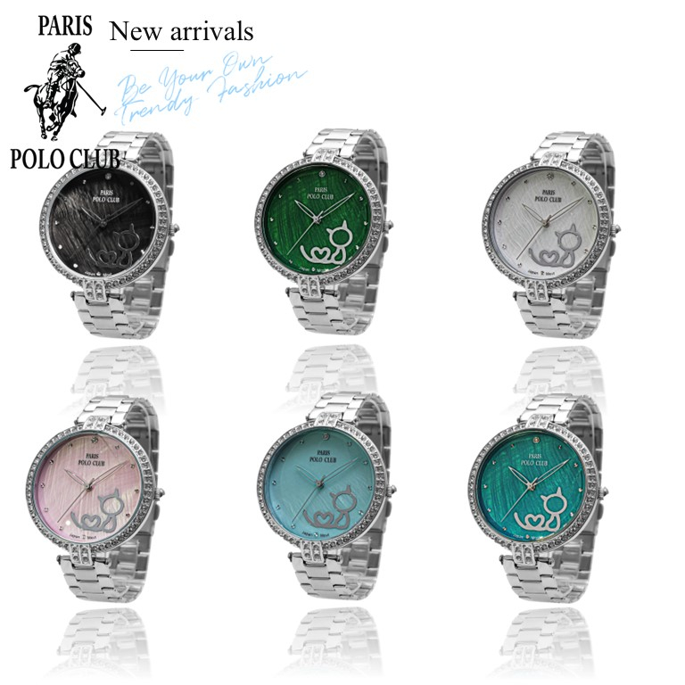 นาฬิกาข้อมือผู้หญิง Paris Polo Club รุ่น PPC-220625L