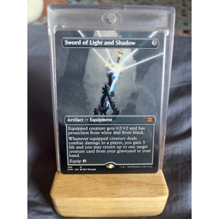 การ์ด MTG Sword of light and Shadow Artifact Magic the gathering EDH Rare รุ่น Double Master Topper สภาพ Nm