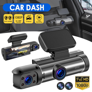 【ฟรีเมมโมรี่การ์ด32G】กล้องติดรถยนต์ 1080P กล้องหน้ารถ Car Camera กลางคืนชัดเจน เลนส์หมุนได้360° กล้องติดหน้ารถ