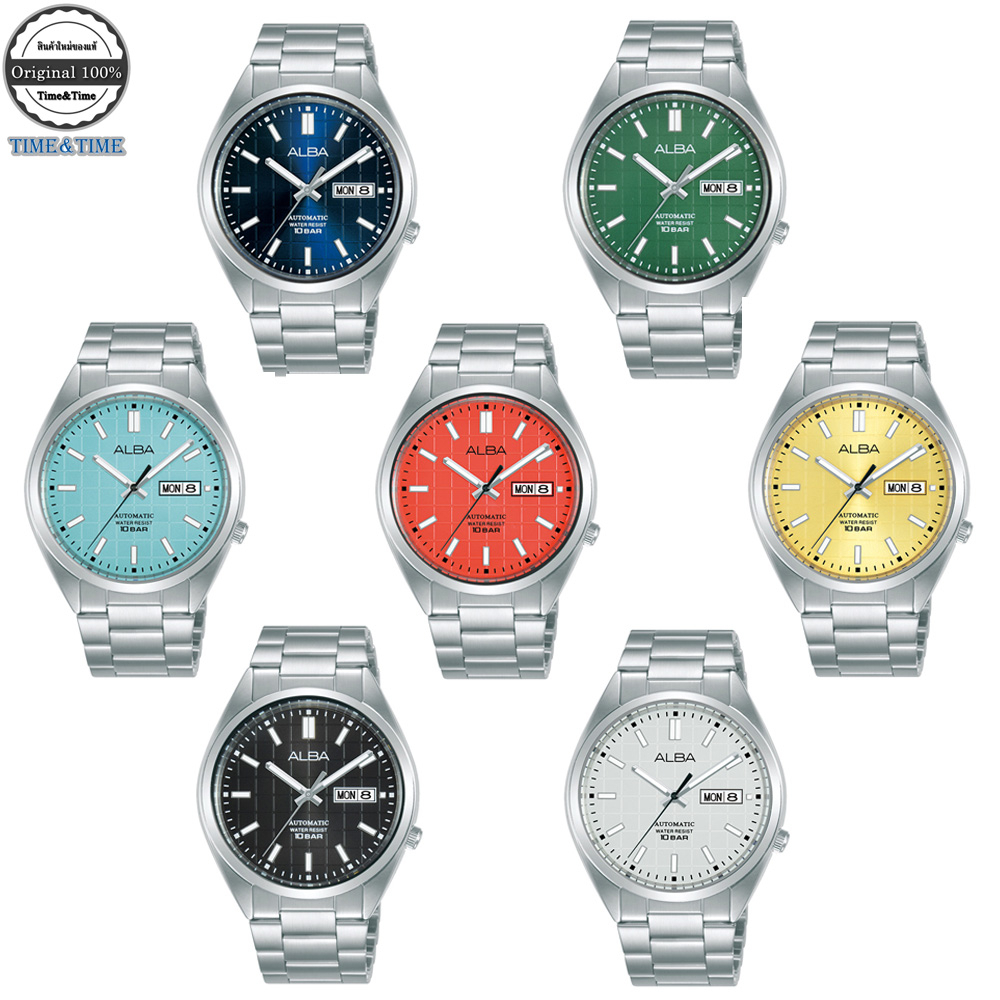 ALBA Automatic นาฬิกาข้อมือผู้ชาย รุ่น AL4317X1, AL4319X1, AL4321X1, AL4323X1, AL4325X1, AL4327X1, AL4329X1