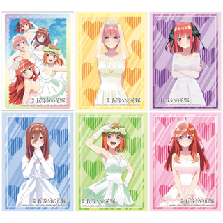 Bushiroad Sleeve Movie Gotoubun no Hanayome Bride ver. : Nakano Ichika, Nino, Miku, Yotsuba, Itsuki - ซองใส่การ์ด