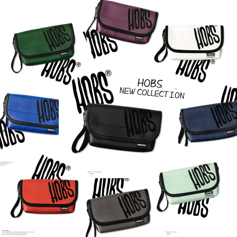 โปรจัดส่งด่วนฟรี กระเป๋าสะพายข้างแบรน HOBS รุ่นใหม่ล่าสุด (100% Genunie) 12 นิ้วแบรนแท้ หนัง PU กันน