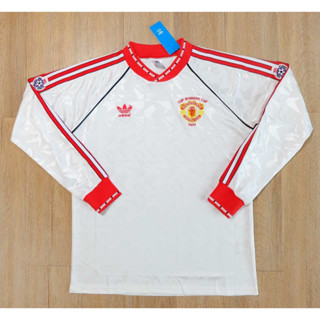 !!!เสื้อบอล ย้อนยุค แขนยาว แมนยู Retro Kit (พร้อมส่ง)