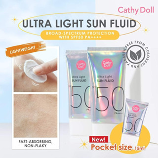 Cathy Doll Ultra Light Sun Fluid SPF50 15ml