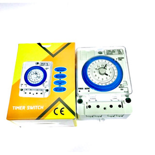 TB388 Timer Switch ทาร์มเมอร์ตั้งเวลาเปิด ปิด 24 ชม. 20A/220V มีแบตเตอร์รี่สำรอง 300 ชม. ช่วงเวลาที่ตั้งต่ำสุด 15 นาที