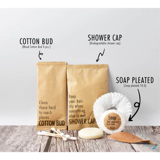 รุ่น Craft ซองกระดาษคราฟ งานซอง ของใช้ในโรงแรม Amenities Kit ของใช้ในห้องน้ำ hotel supplies อเมนิตี้