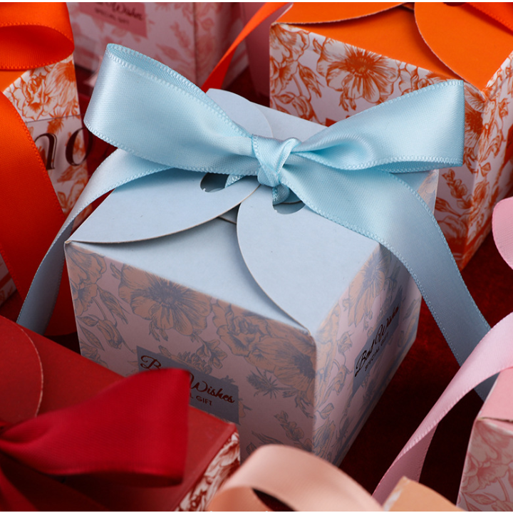 💐DIY💐 กล่องของขวัญ กล่องขนม กล่องกระดาษ ของขวัญ ของแต่งงาน ของชำร่วย (พร้อมส่ง)