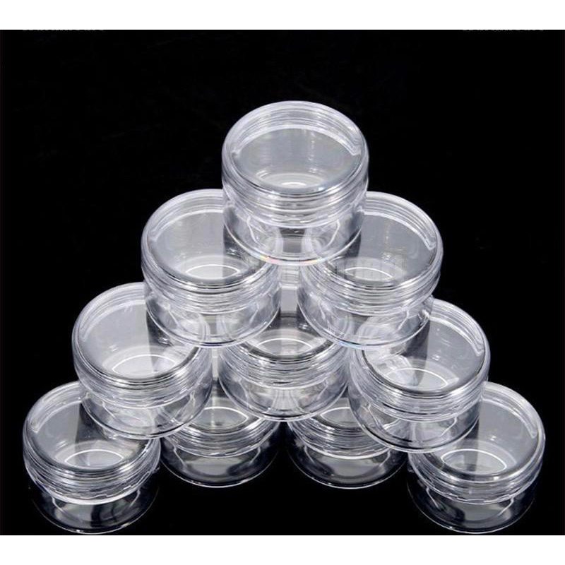 ตลับใส่เครื่องสําอาง (คละสี) ขนาด 5 กรัม ลิปบาล์ม ครีม ลดราคา พร้อมส่ง