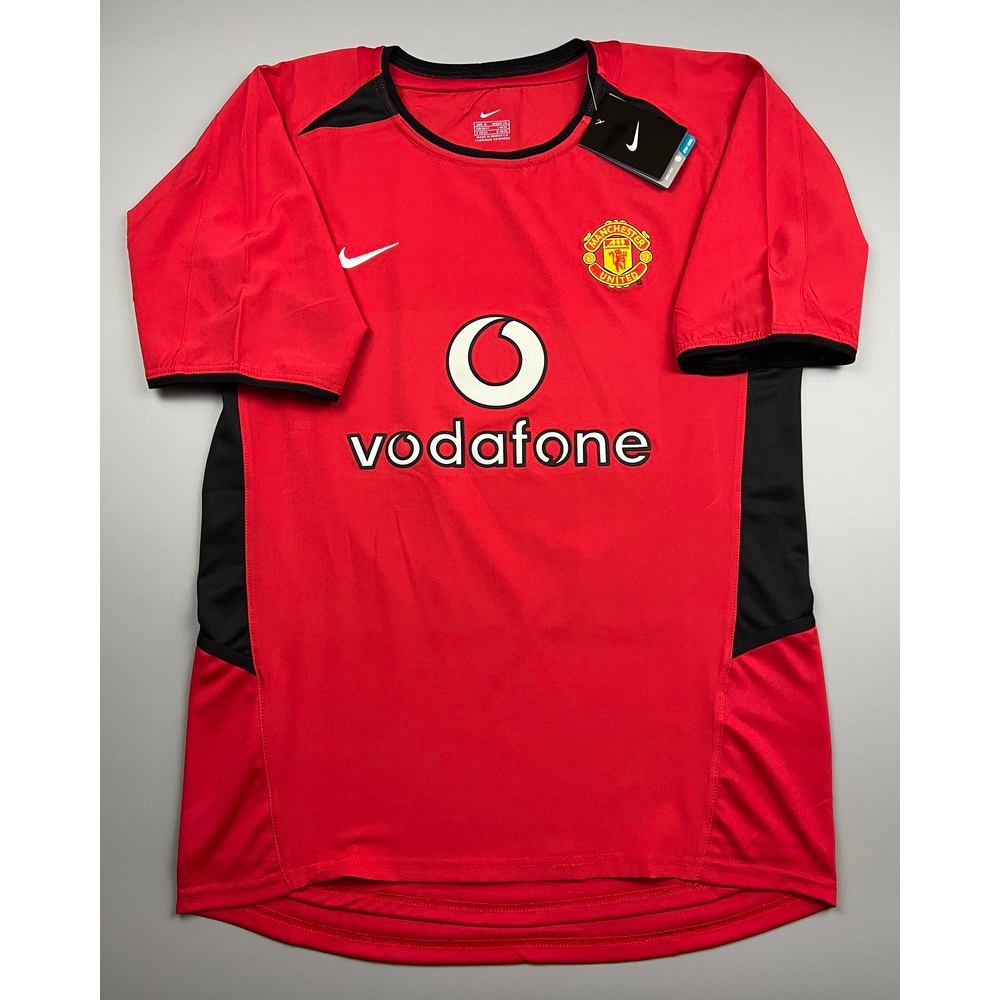 เสื้อบอล ย้อนยุค แมนยู 2002 เหย้า Retro Manchester United Home เรโทร คลาสสิค 2002-04