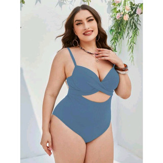 🔥Plussize🔥ชุดว่ายน้ำคนอ้วน🔥อก 42-48 เอว 38-44 สะโพก 52"