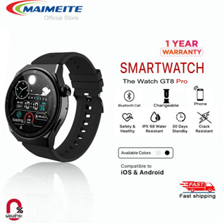 MAIMEITE GT8 Pro สมาร์ทวอทช์สัมผัสได้เต็มหน้าจอ Smart Watch รองรับภาษาไทย ฬาลิกา สมาร์ทวอทช์บลูทูธโทรนาฬิกา