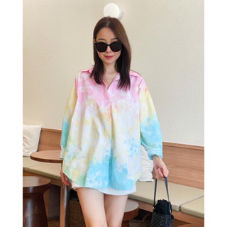 COTTON SHIRT ลายมัดย้อมPastel