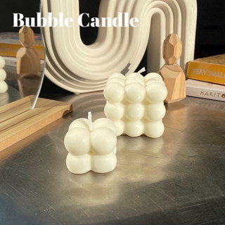 ถูกสุด❗️🕯️ เทียนลูกบาศก์ (Soy Wax)เทียนไขถั่วเหลือง เทียนลูกบาศก์รูบิค เทียน Bubble Candles เทียนมินิมอล เทียนตกแต่ง