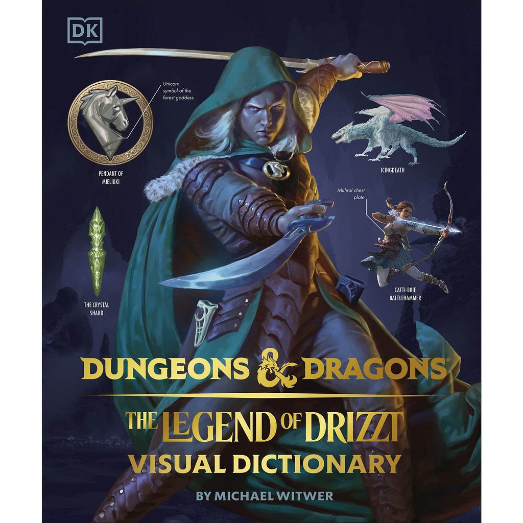 Dungeons & Dragons The Legend of Drizzt Visual Dictionary Hardcover