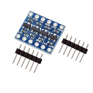 5v to 3.3v Logic Level Converter Bi-Directional โมดูลปรับแรงดันสำหรับ IIC UART SPI 4 ช่อง